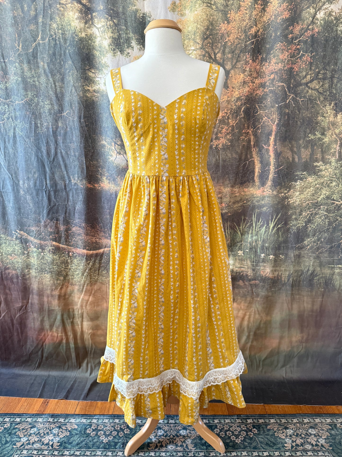 Yellow Floral Sundress