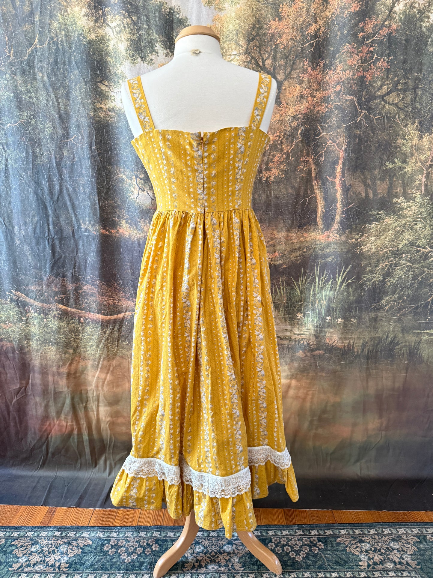 Yellow Floral Sundress