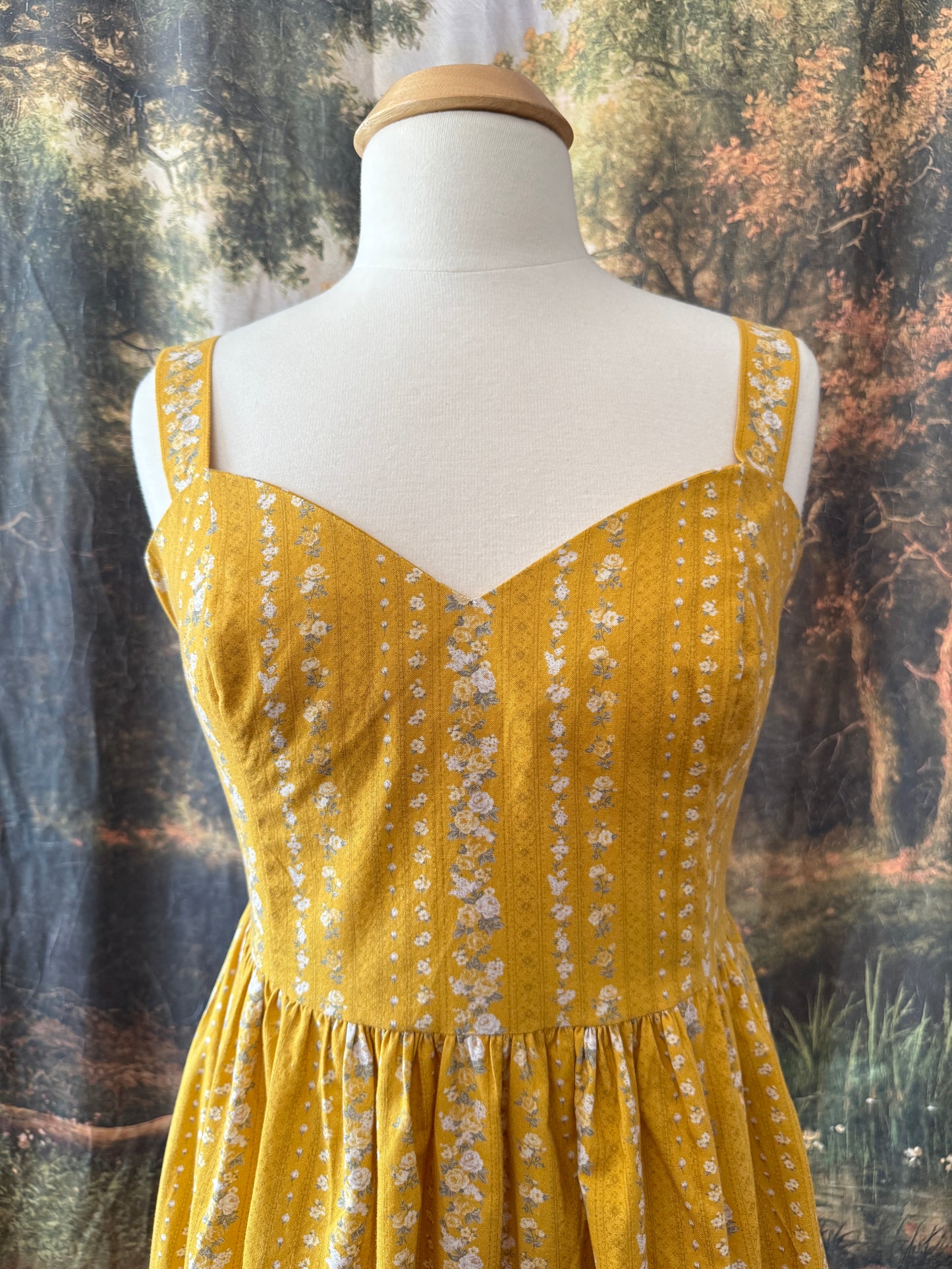 Yellow Floral Sundress